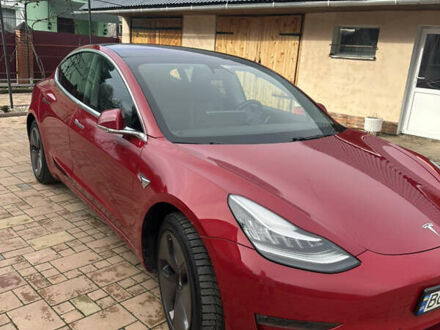 Красный Тесла Модель 3, объемом двигателя 0 л и пробегом 113 тыс. км за 14990 $, фото 1 на Automoto.ua