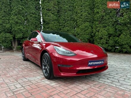 Красный Тесла Модель 3, объемом двигателя 0 л и пробегом 188 тыс. км за 16700 $, фото 1 на Automoto.ua