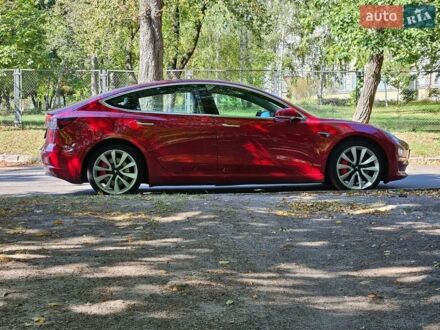 Червоний Тесла Модель 3, об'ємом двигуна 0 л та пробігом 93 тис. км за 15900 $, фото 1 на Automoto.ua