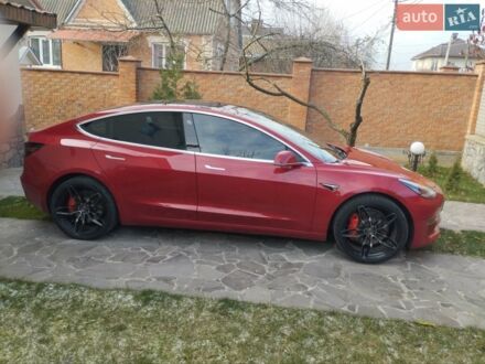 Червоний Тесла Модель 3, об'ємом двигуна 0 л та пробігом 86 тис. км за 18600 $, фото 1 на Automoto.ua