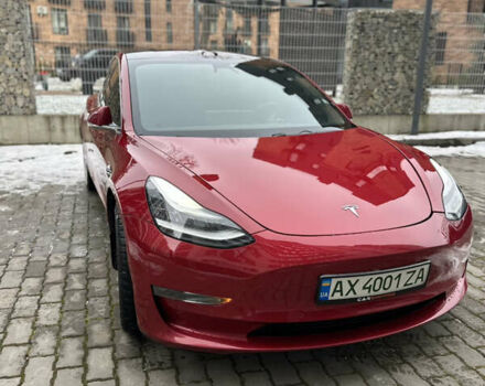 Красный Тесла Модель 3, объемом двигателя 0 л и пробегом 105 тыс. км за 18999 $, фото 1 на Automoto.ua