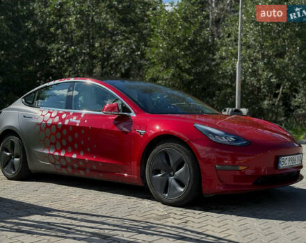 Червоний Тесла Модель 3, об'ємом двигуна 0 л та пробігом 115 тис. км за 19500 $, фото 1 на Automoto.ua