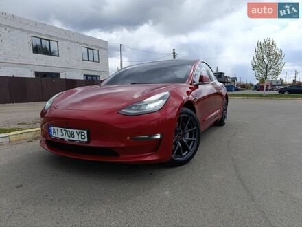 Красный Тесла Модель 3, объемом двигателя 0 л и пробегом 155 тыс. км за 16500 $, фото 1 на Automoto.ua