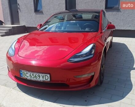 Червоний Тесла Модель 3, об'ємом двигуна 0 л та пробігом 115 тис. км за 14800 $, фото 1 на Automoto.ua