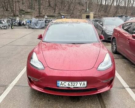 Красный Тесла Модель 3, объемом двигателя 0 л и пробегом 80 тыс. км за 17722 $, фото 1 на Automoto.ua