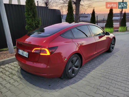 Красный Тесла Модель 3, объемом двигателя 0 л и пробегом 190 тыс. км за 17900 $, фото 1 на Automoto.ua