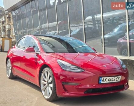 Червоний Тесла Модель 3, об'ємом двигуна 0 л та пробігом 63 тис. км за 20900 $, фото 1 на Automoto.ua