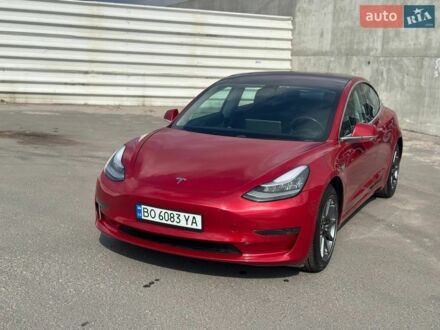 Красный Тесла Модель 3, объемом двигателя 0 л и пробегом 145 тыс. км за 16500 $, фото 1 на Automoto.ua