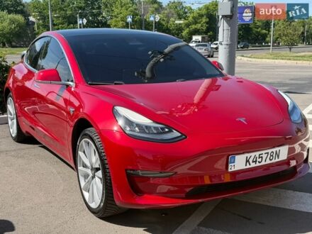 Червоний Тесла Модель 3, об'ємом двигуна 0 л та пробігом 123 тис. км за 16600 $, фото 1 на Automoto.ua