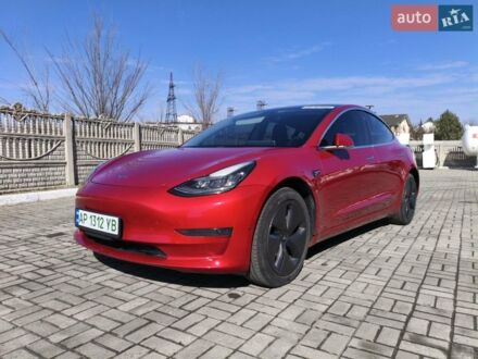 Червоний Тесла Модель 3, об'ємом двигуна 0 л та пробігом 74 тис. км за 16700 $, фото 1 на Automoto.ua