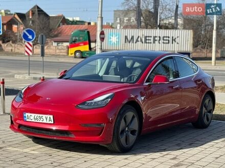Красный Тесла Модель 3, объемом двигателя 0 л и пробегом 118 тыс. км за 14900 $, фото 1 на Automoto.ua