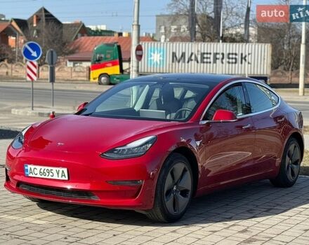 Красный Тесла Модель 3, объемом двигателя 0 л и пробегом 118 тыс. км за 14900 $, фото 1 на Automoto.ua