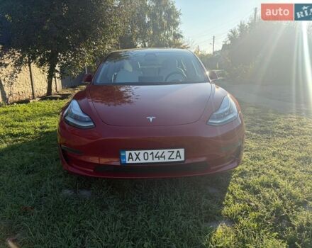Красный Тесла Модель 3, объемом двигателя 0 л и пробегом 78 тыс. км за 16500 $, фото 1 на Automoto.ua