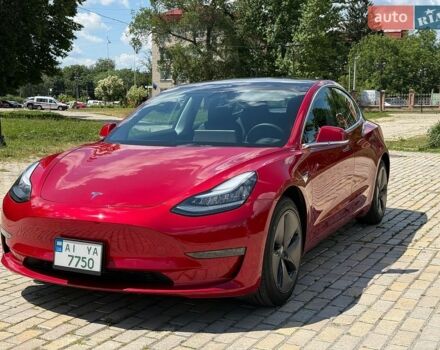 Красный Тесла Модель 3, объемом двигателя 0 л и пробегом 45 тыс. км за 16900 $, фото 1 на Automoto.ua