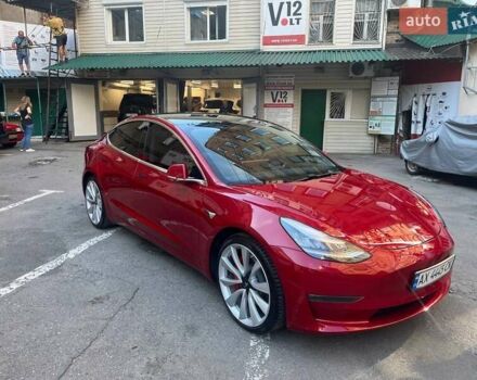 Червоний Тесла Модель 3, об'ємом двигуна 0 л та пробігом 63 тис. км за 21000 $, фото 1 на Automoto.ua