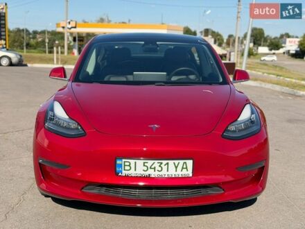 Красный Тесла Модель 3, объемом двигателя 0 л и пробегом 108 тыс. км за 14999 $, фото 1 на Automoto.ua