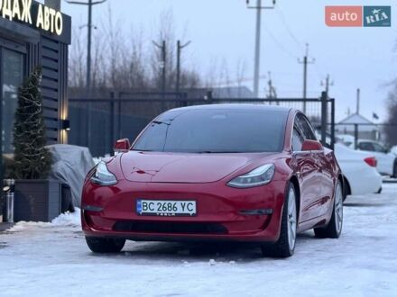 Красный Тесла Модель 3, объемом двигателя 0 л и пробегом 140 тыс. км за 21000 $, фото 1 на Automoto.ua
