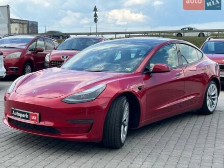 Червоний Тесла Модель 3, об'ємом двигуна 0 л та пробігом 107 тис. км за 20190 $, фото 1 на Automoto.ua