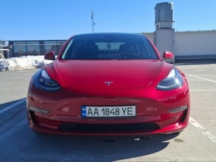 Красный Тесла Модель 3, объемом двигателя 0 л и пробегом 79 тыс. км за 19000 $, фото 1 на Automoto.ua