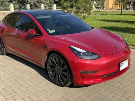 Червоний Тесла Модель 3, об'ємом двигуна 0 л та пробігом 98 тис. км за 12300 $, фото 1 на Automoto.ua