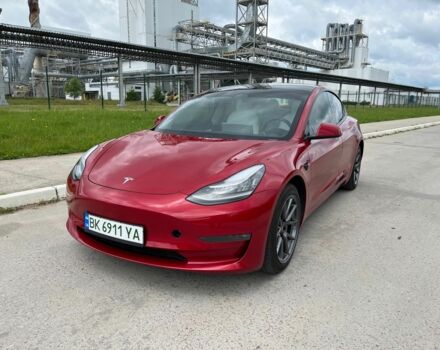 Красный Тесла Модель 3, объемом двигателя 0 л и пробегом 36 тыс. км за 23000 $, фото 1 на Automoto.ua
