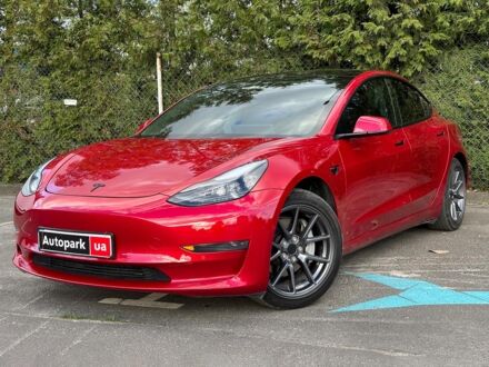 Червоний Тесла Модель 3, об'ємом двигуна 0 л та пробігом 55 тис. км за 21490 $, фото 1 на Automoto.ua