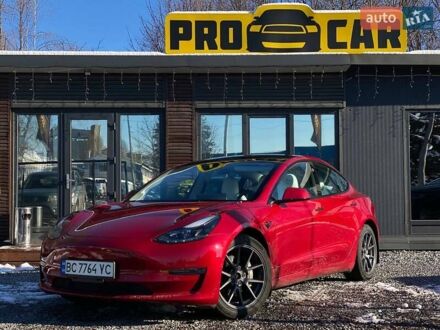 Красный Тесла Модель 3, объемом двигателя 0 л и пробегом 147 тыс. км за 18900 $, фото 1 на Automoto.ua