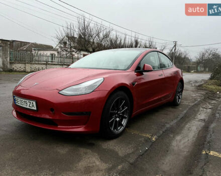 Красный Тесла Модель 3, объемом двигателя 0 л и пробегом 70 тыс. км за 18500 $, фото 1 на Automoto.ua