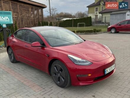 Червоний Тесла Модель 3, об'ємом двигуна 0 л та пробігом 30 тис. км за 26400 $, фото 1 на Automoto.ua