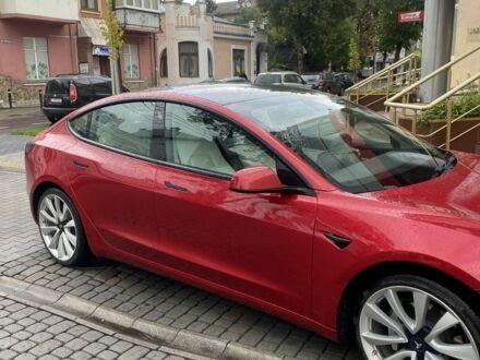 Красный Тесла Модель 3, объемом двигателя 0 л и пробегом 189 тыс. км за 15859 $, фото 1 на Automoto.ua