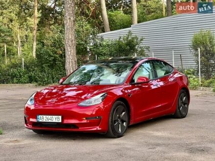 Красный Тесла Модель 3, объемом двигателя 0 л и пробегом 128 тыс. км за 17900 $, фото 1 на Automoto.ua