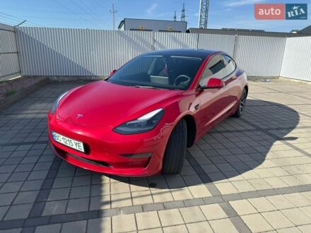 Красный Тесла Модель 3, объемом двигателя 0 л и пробегом 147 тыс. км за 18300 $, фото 1 на Automoto.ua
