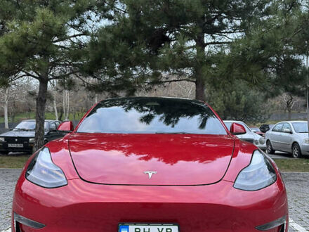 Красный Тесла Модель 3, объемом двигателя 0 л и пробегом 29 тыс. км за 23000 $, фото 1 на Automoto.ua