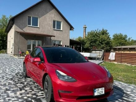 Червоний Тесла Модель 3, об'ємом двигуна 0 л та пробігом 104 тис. км за 19500 $, фото 1 на Automoto.ua