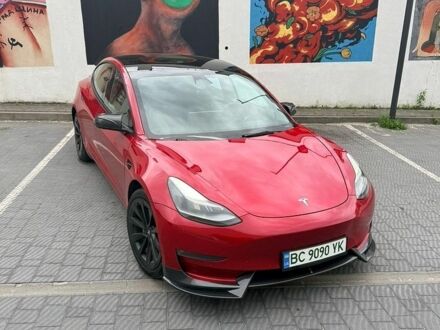 Червоний Тесла Модель 3, об'ємом двигуна 0 л та пробігом 130 тис. км за 18500 $, фото 1 на Automoto.ua