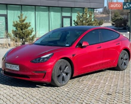 Червоний Тесла Модель 3, об'ємом двигуна 0 л та пробігом 75 тис. км за 21500 $, фото 1 на Automoto.ua