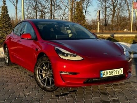 Красный Тесла Модель 3, объемом двигателя 0 л и пробегом 160 тыс. км за 16200 $, фото 1 на Automoto.ua
