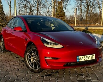 Красный Тесла Модель 3, объемом двигателя 0 л и пробегом 160 тыс. км за 16200 $, фото 1 на Automoto.ua