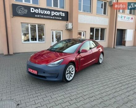 Красный Тесла Модель 3, объемом двигателя 0 л и пробегом 206 тыс. км за 15300 $, фото 1 на Automoto.ua