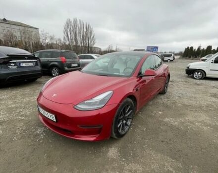 Красный Тесла Модель 3, объемом двигателя 0 л и пробегом 72 тыс. км за 20000 $, фото 1 на Automoto.ua