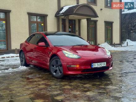 Червоний Тесла Модель 3, об'ємом двигуна 0 л та пробігом 63 тис. км за 19200 $, фото 1 на Automoto.ua