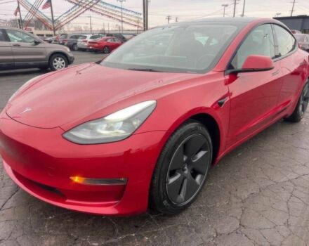Красный Тесла Модель 3, объемом двигателя 0 л и пробегом 27 тыс. км за 10500 $, фото 1 на Automoto.ua