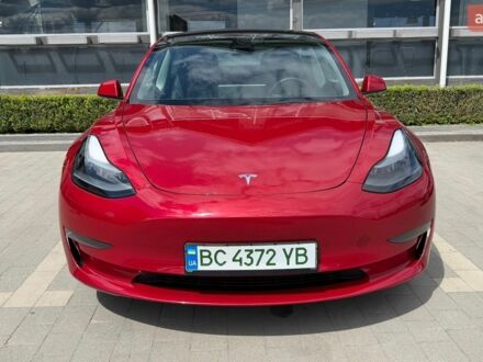 Красный Тесла Модель 3, объемом двигателя 0 л и пробегом 118 тыс. км за 18000 $, фото 1 на Automoto.ua