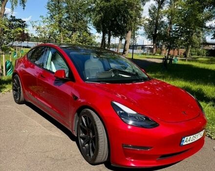 Червоний Тесла Модель 3, об'ємом двигуна 0 л та пробігом 40 тис. км за 24999 $, фото 1 на Automoto.ua