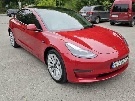 Тесла Модель 3 2023 у Львові на Automoto.ua Червоний Тесла Модель 3, об'ємом двигуна 0 л та пробігом 43 тис. км за 22000 $, фото 1 на Automoto.ua