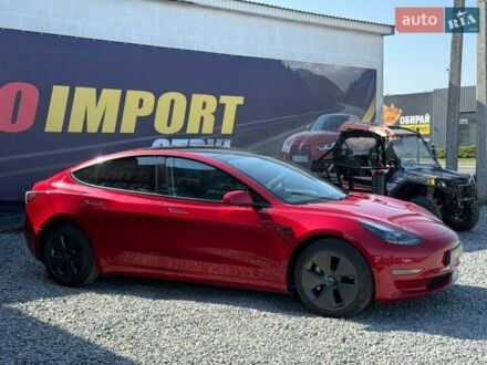 Червоний Тесла Модель 3, об'ємом двигуна 0 л та пробігом 45 тис. км за 19000 $, фото 1 на Automoto.ua