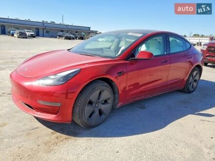 Красный Тесла Модель 3, объемом двигателя 0 л и пробегом 70 тыс. км за 5500 $, фото 1 на Automoto.ua