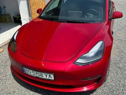 Красный Тесла Модель 3, объемом двигателя 0 л и пробегом 6 тыс. км за 20500 $, фото 1 на Automoto.ua