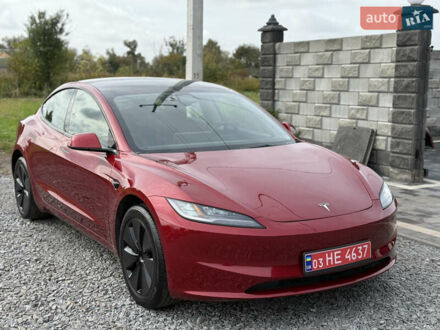 Тесла Модель 3 2024 в Дубно на Automoto.ua Красный Тесла Модель 3, объемом двигателя 0 л и пробегом 12 тыс. км за 25500 $, фото 1 на Automoto.ua