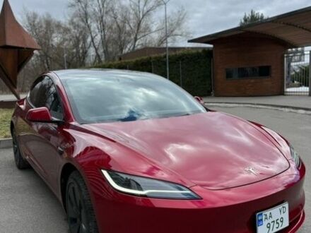 Красный Тесла Модель 3, объемом двигателя 0 л и пробегом 12 тыс. км за 32000 $, фото 1 на Automoto.ua